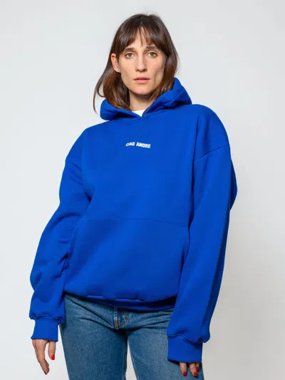 Giada Benincasa Ciao Amore X Franz Kraler Hoodie In Blue