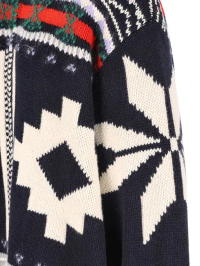 Giada Benincasa Ciao Amore X Franz Kraler Knitted Cardigan In Blue