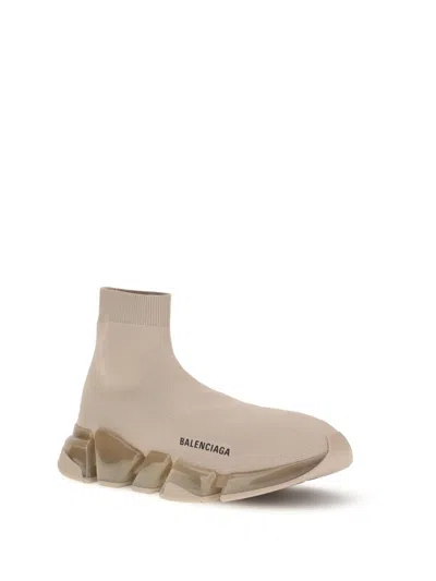 Balenciaga Men Speed Sneakers In Sand