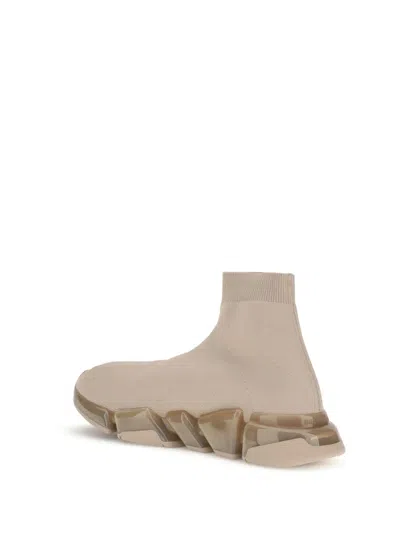 Balenciaga Men Speed Sneakers In Sand