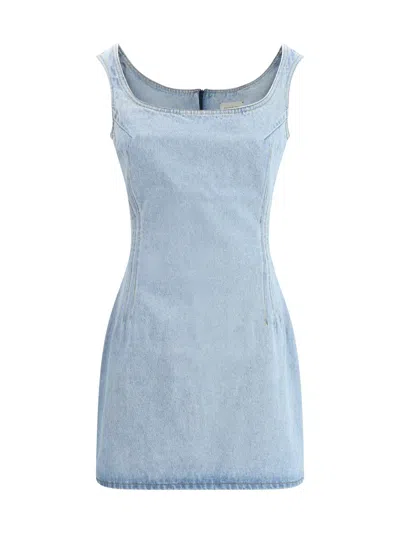 Magda Butrym Women Denim Mini Dress In Blue