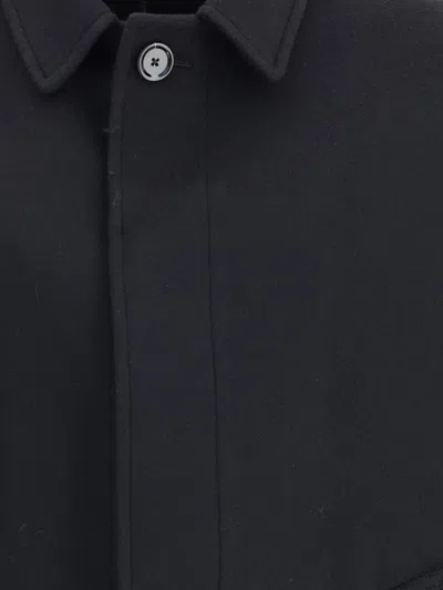 Lardini Trench Coats In Black