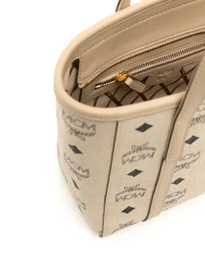 Mcm Mini Tony Printed Canvas Tote Bag In Multi