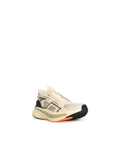 Adidas By Stella Mccartney 'ultraboost 5' Ivory Stretch Fabric Sneakers In Sand