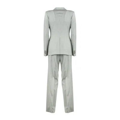 Tagliatore T-parigi Grey Virgin Wool Suit In Gray