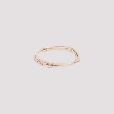 Dries Van Noten Crystal-embellished Irregular Bracelet In Gold