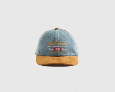 Levi's Relaxed Dad Graphic Cap In Blue