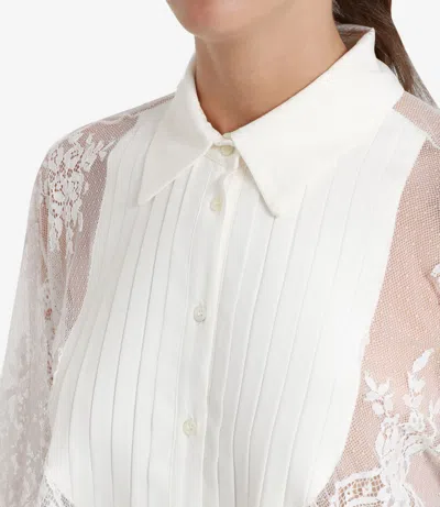 Aniye By Lapel Long Sleeve Shirt In Brown