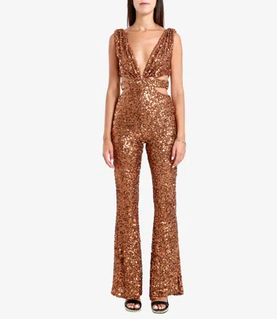 Aniye By Sleeveless Jumpsuit In Brown