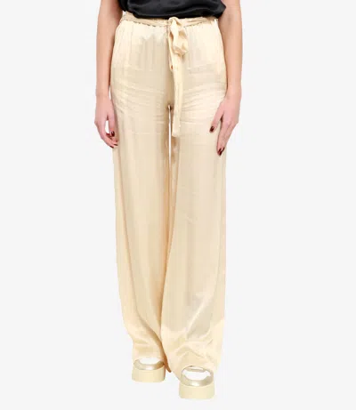 Aniye By Elastic Waist Casual Pants In Yellow