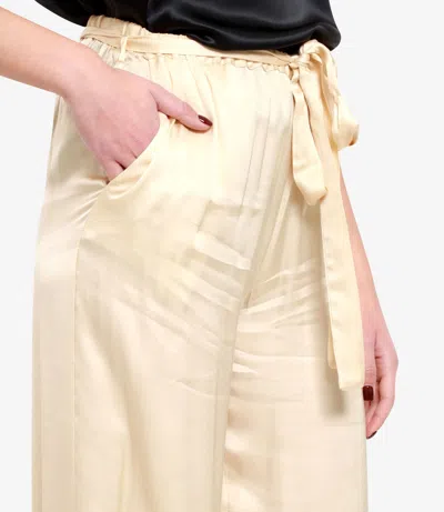 Aniye By Elastic Waist Casual Pants In Yellow