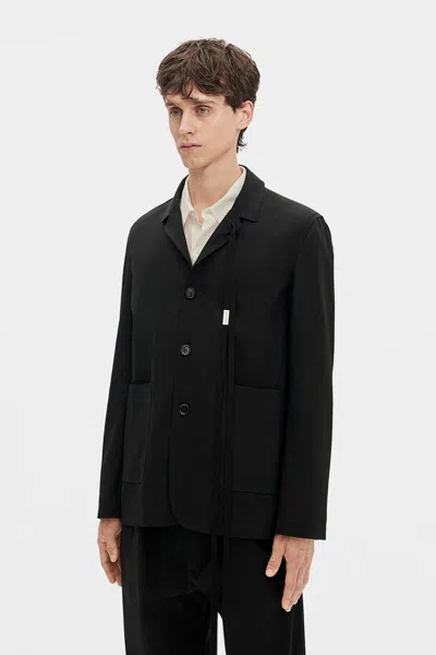 Ann Demeulemeester Cedric Light Deconstructed Jacket In Multi