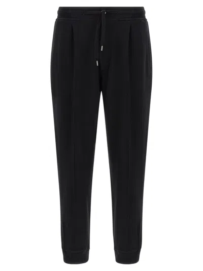Brunello Cucinelli Cotton Sweatpants In Black