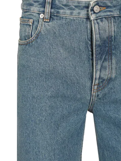 Valentino Denim 5 Tasche Con Boule O Dirty Jeans Blue In Blue