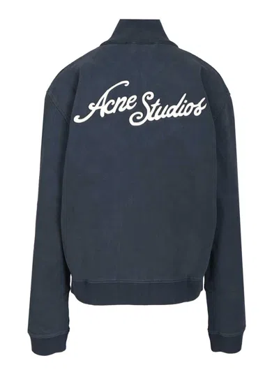 Acne Studios Fn-ux-swea000072 Sweatshirts Blue In Blue