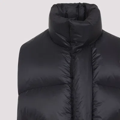 Mordecai Contemporary Black Puffer Waistcoat In Black