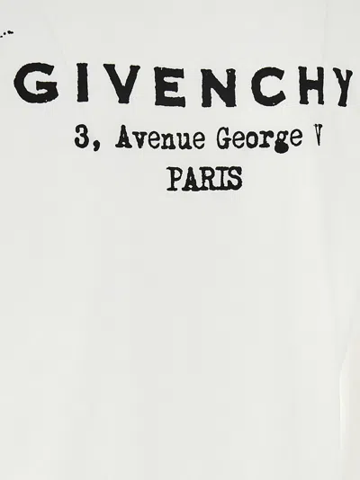Givenchy Stamp T-shirt White/black In White