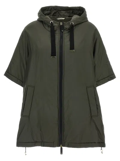 Max Mara The Cube Greenci Capes Green In Green
