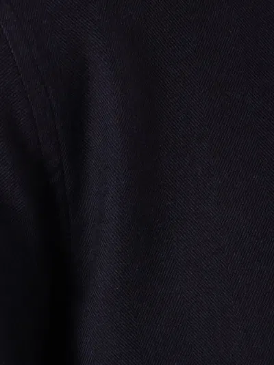 Brunello Cucinelli Button-down Cotton Blend Shirt With Straight Hem In Blue