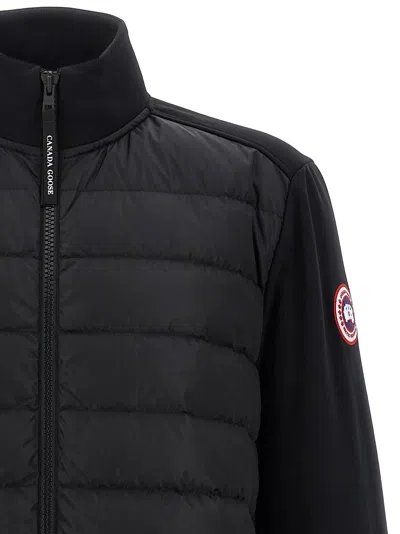Canada Goose Wattierte Hybridge Huron Jacke Mit Reissverschluss In Blue