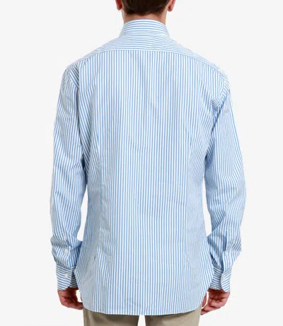 Barba Napoli Barba Shirts White In Blue