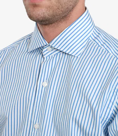 Barba Napoli Barba Shirts White In Blue