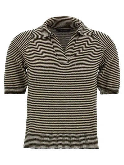Weekend Max Mara Junior Polo Multicolor In Gray