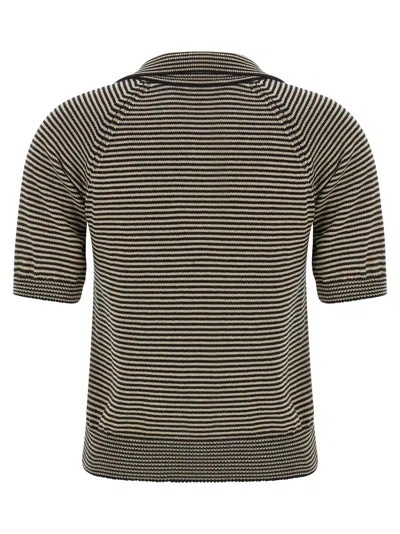 Weekend Max Mara Junior Polo Multicolor In Gray