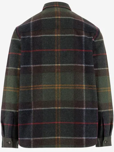 Barbour Oversize Shirt With Check Pattern In Multi