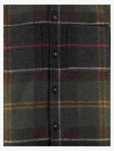 Barbour Oversize Shirt With Check Pattern In Multi