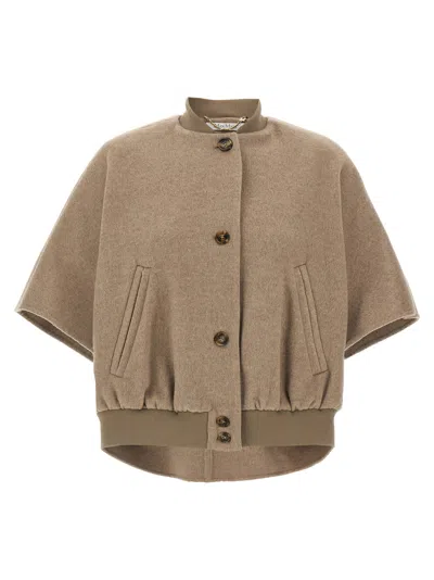 Max Mara Coat "leticia" In Brown