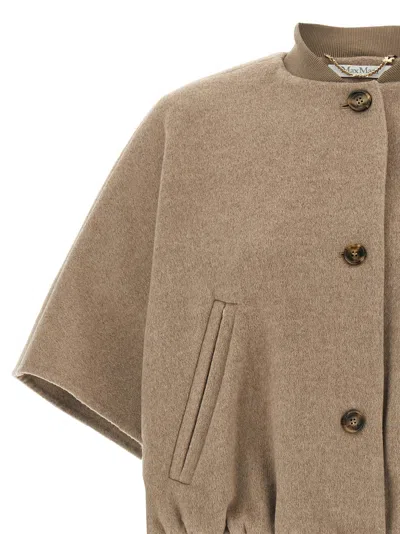 Max Mara Coat "leticia" In Brown