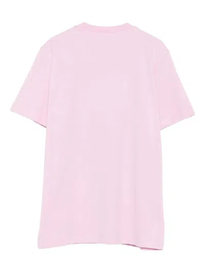 Msgm Logo Print Cotton T-shirt Clothing