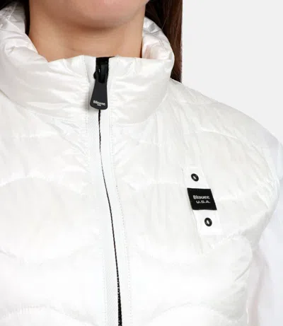 Blauer Sweaters White In White