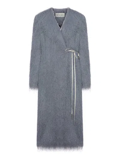 Dries Van Noten 00060 Rivla 2031 W.w.coat Clothing In Blue