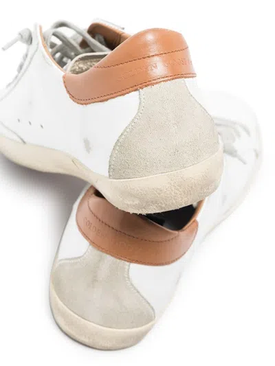 Golden Goose Super-star Leather Low-top Sneakers In White