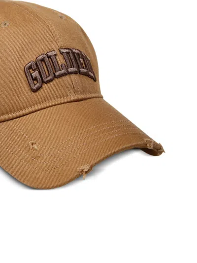 Golden Goose Journey Baseball Cap Accessories In Brown