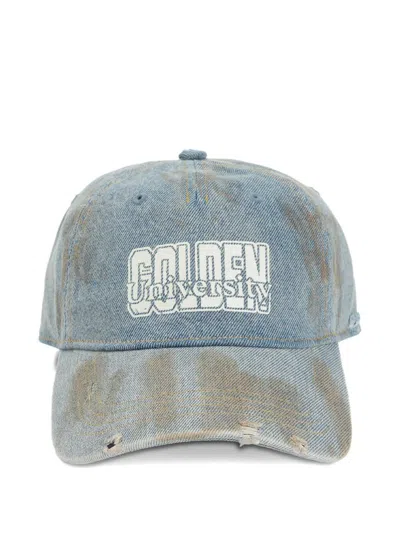 Golden Goose Journey Baseball Cap Accessories In Blue