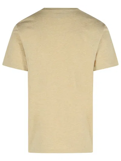 Polo Ralph Lauren Beige Cotton T-shirt In Neutral