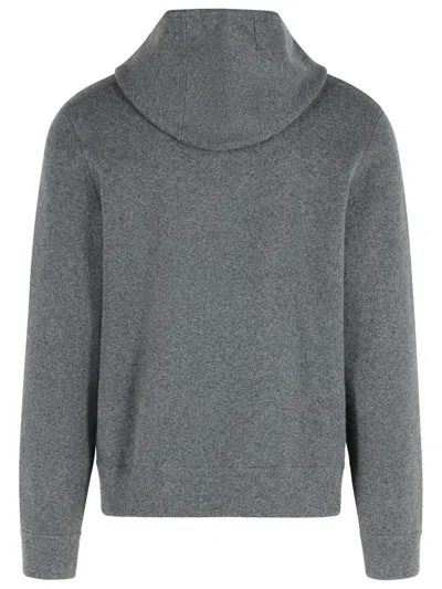 Burberry Cashmere-blend Hoodie Sweatshirt In Gray