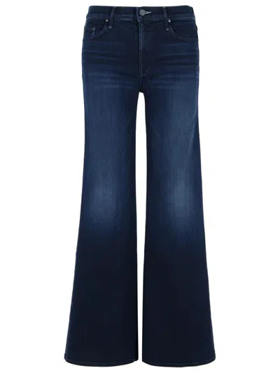 Mother The Twister Sneak Denim Jeans In Blue