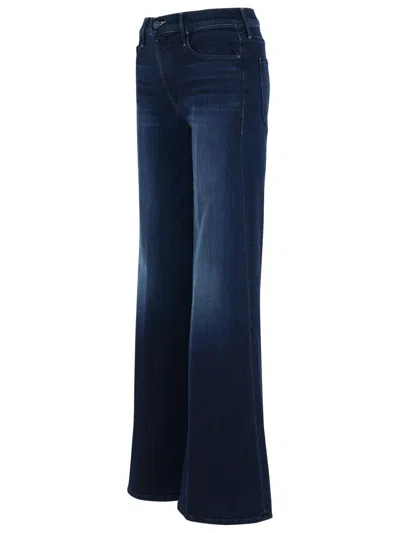 Mother The Twister Sneak Denim Jeans In Blue