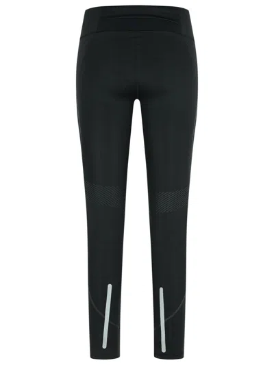 Adidas By Stella Mccartney 'truepace' Black Polyester Blend Running Leggings In Black