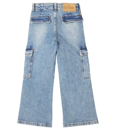 Molo Addy Cargo Jeans In Blue