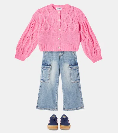 Molo Addy Cargo Jeans In Blue