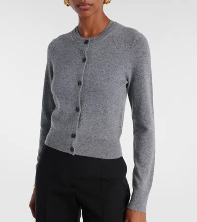 Nili Lotan March Cashmere Cardigan In Gray
