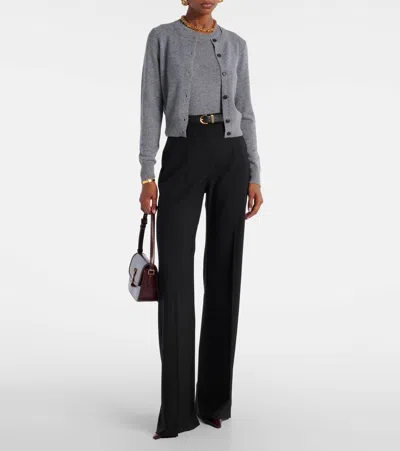 Nili Lotan March Cashmere Cardigan In Gray