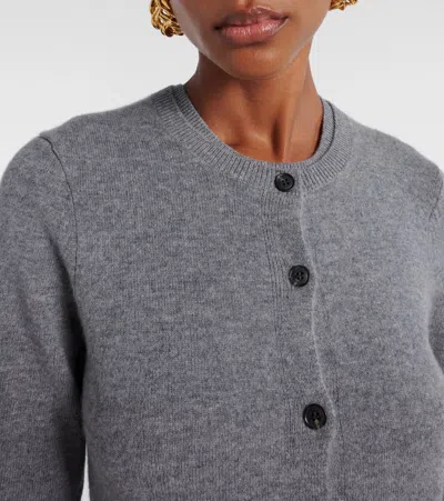 Nili Lotan March Cashmere Cardigan In Gray