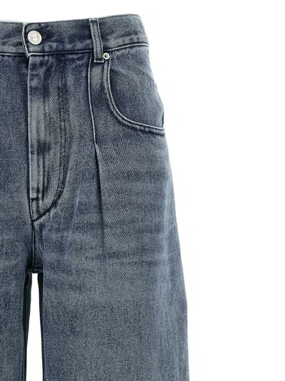 Isabel Marant High-waisted Straight Blue Jeans In Blue