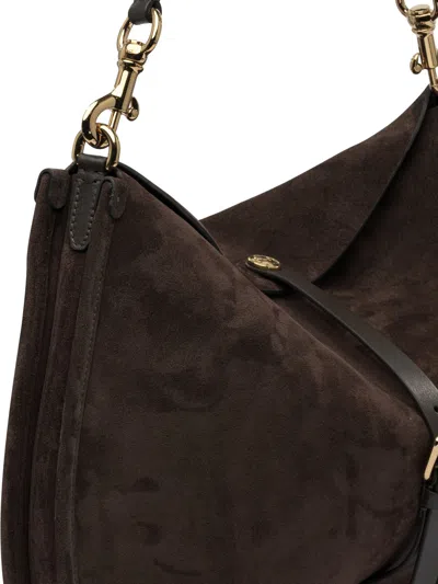 Etro Women Crossbody Pony Xl Suede